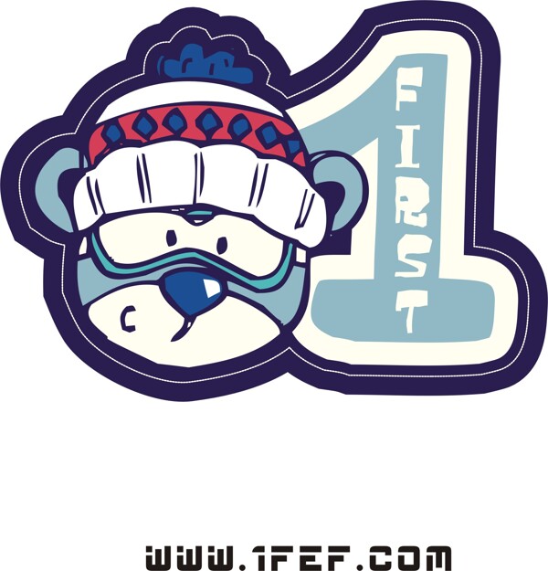 印花矢量圖可愛(ài)卡通文字英文免費(fèi)素材