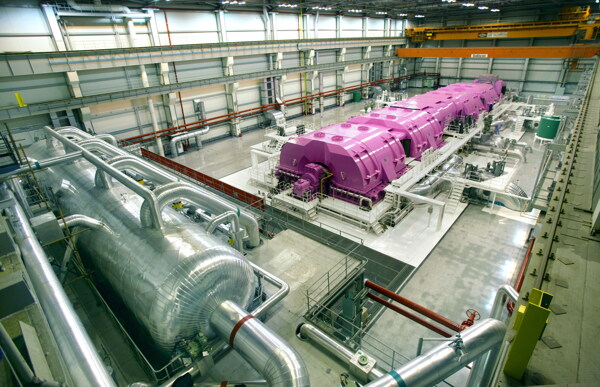 核电站汽轮机组图片