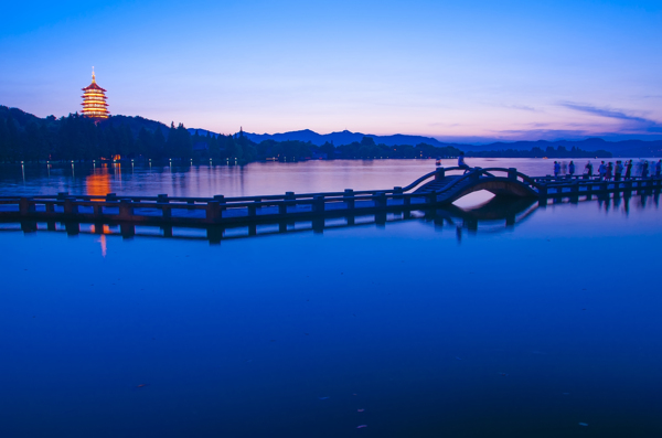 杭州西湖风景照