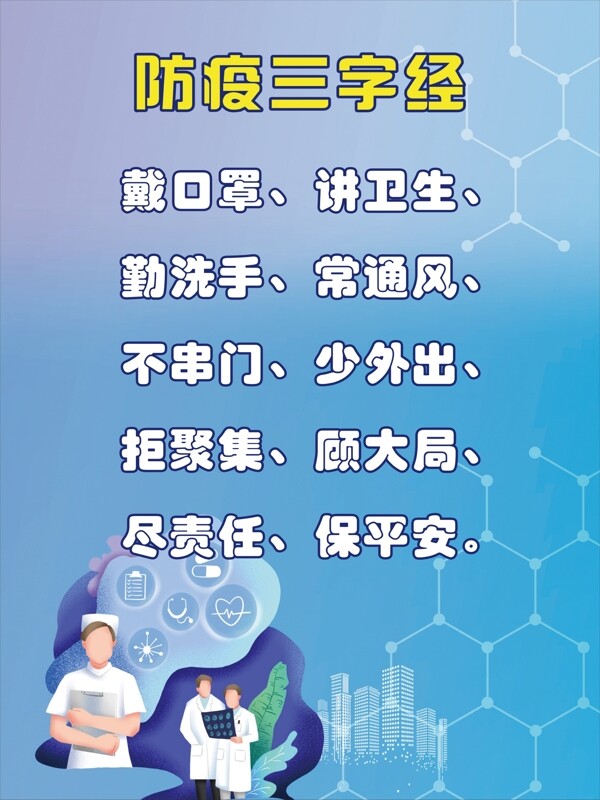 預(yù)防新型冠狀病毒宣傳海報