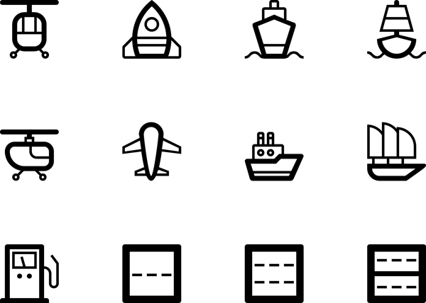 运输运行图标icon