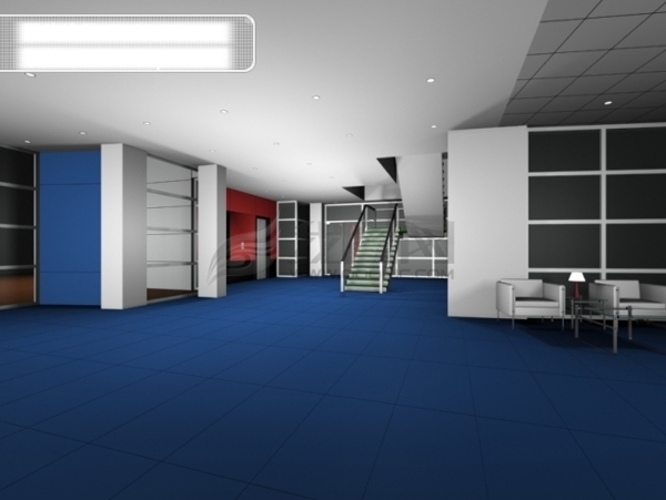 3d酒店廳堂