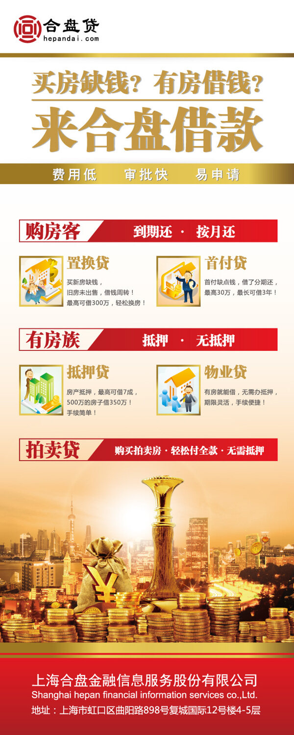 金融易拉寶房貸