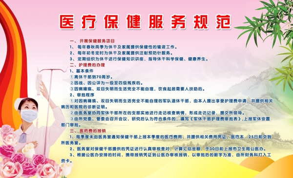 醫(yī)療保健服務(wù)規(guī)范圖片