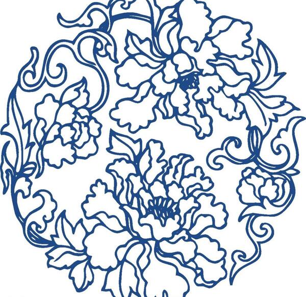 古典花紋圖案