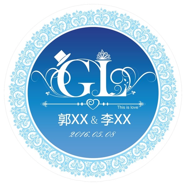 婚禮logo