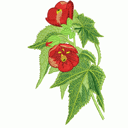 繡花植物花卉花朵樹葉免費(fèi)素材