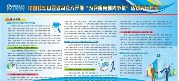 為民服務(wù)展板圖片