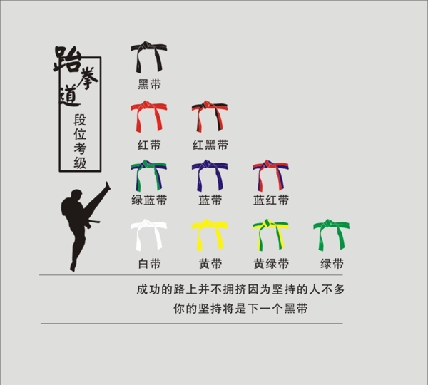 跆拳道段带