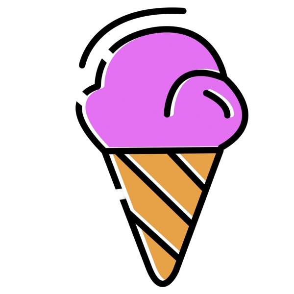 冰淇淋蛋糕卡通免抠图