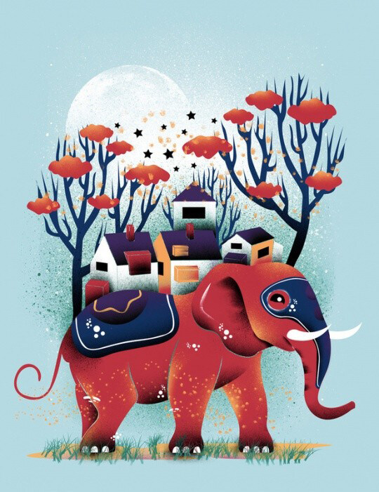 位圖插畫時尚插畫動物插畫藝術(shù)效果免費素材