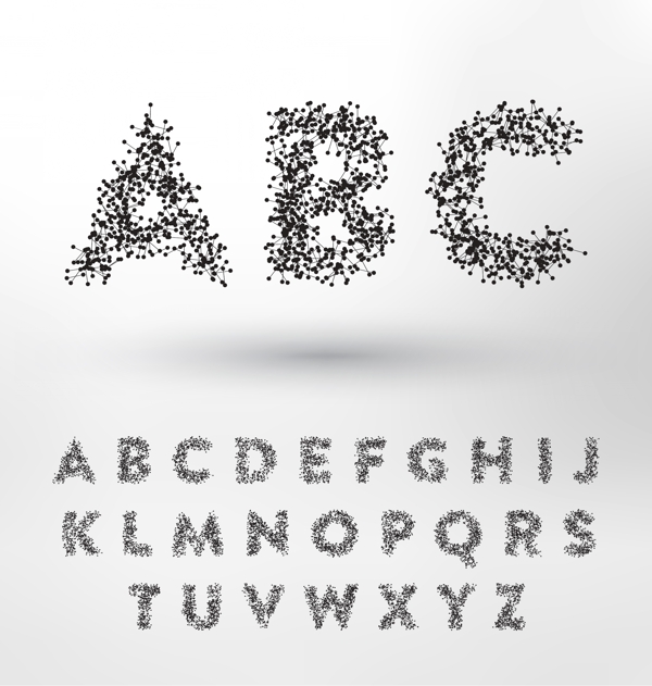 抽象字母设计