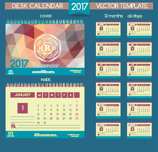 夢(mèng)幻三角形2017年日歷圖片