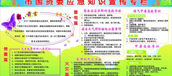 應(yīng)急知識宣傳圖片