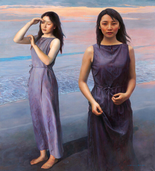 美女肖像畫(huà)圖片