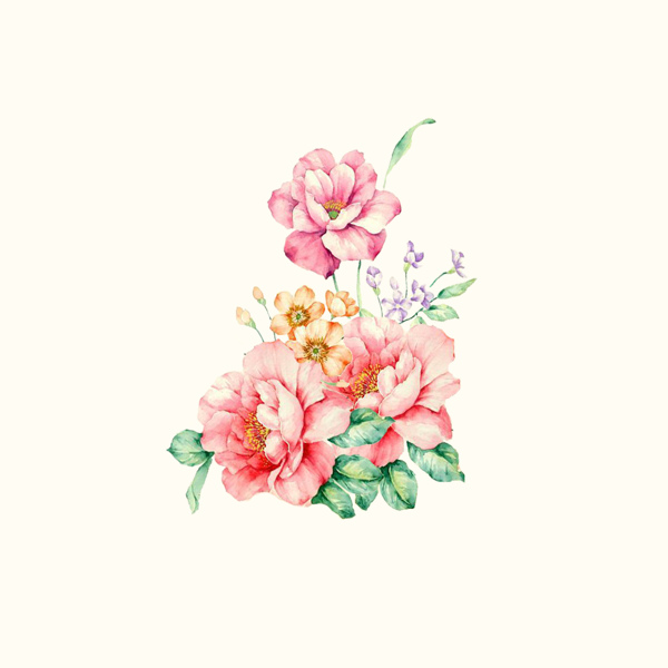 手繪花圖片
