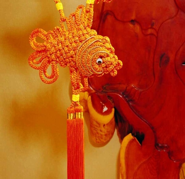 手工編織金魚(yú)金魚(yú)掉墜圖片