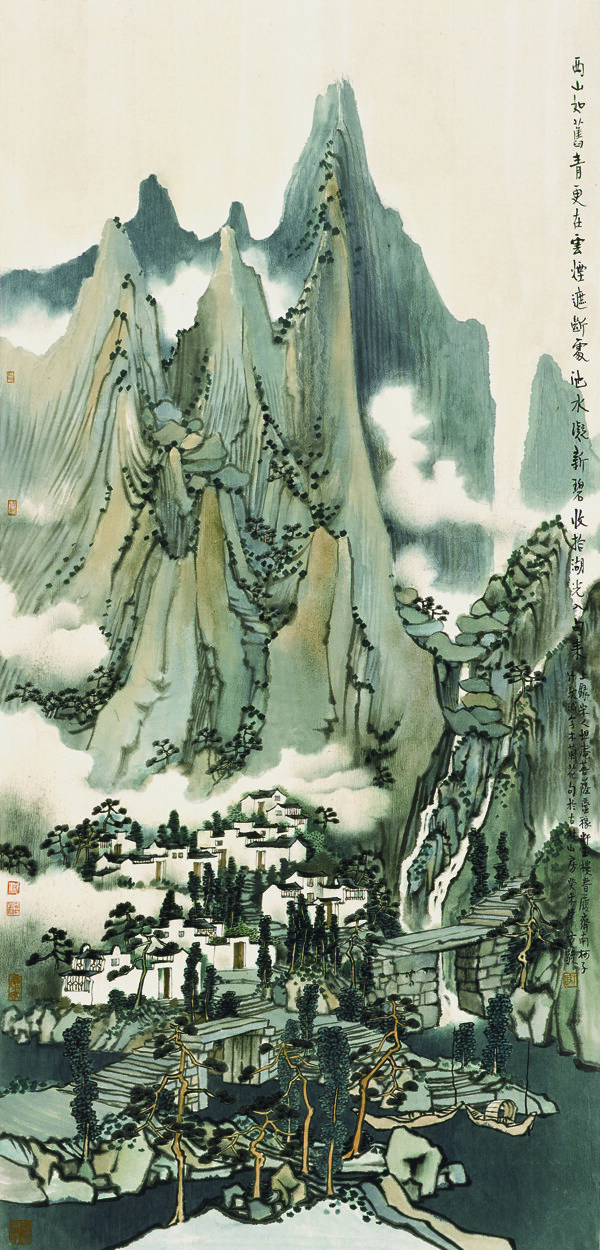 传统画图片