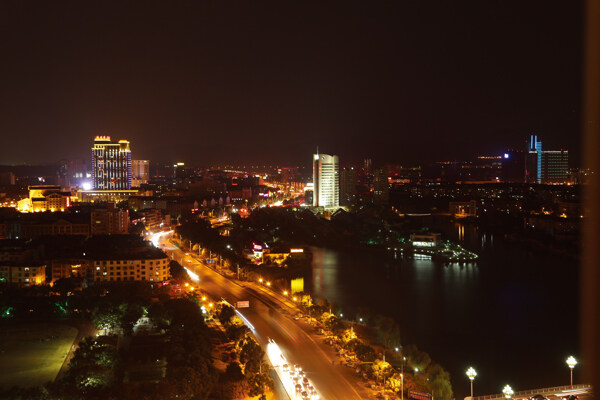 宜兴城市夜景图片