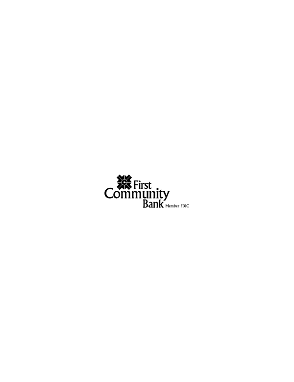 FirstCommunityBanklogo設計欣賞FirstCommunityBank金融機構LOGO下載標志設計欣賞