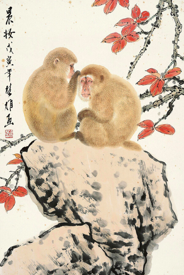 晨妝圖片