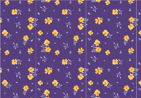 紫色小碎花清新背景素材