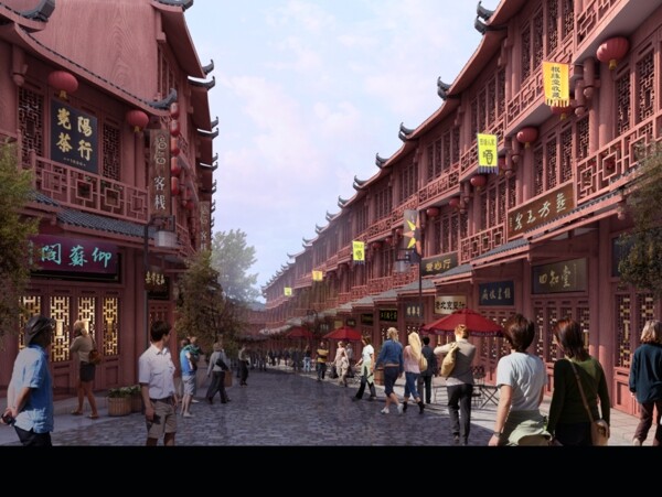 古建效果圖