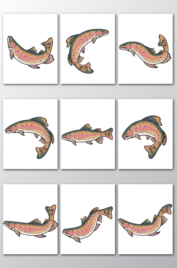 矢量魚