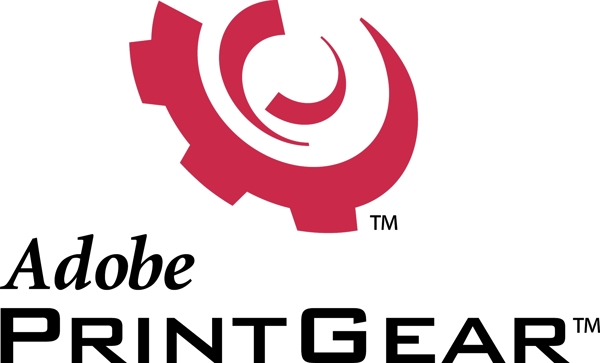 Adobeprintgear標志