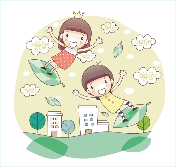 最新韓國矢量卡通素材443