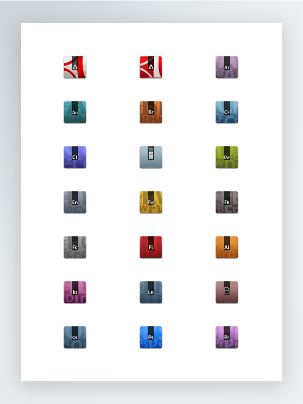 Adobe系列产品图标