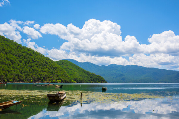 四川瀘沽湖風(fēng)景