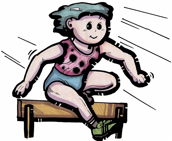 運動休閑插畫018