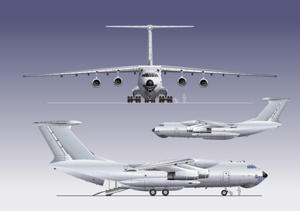 客機矢量素材