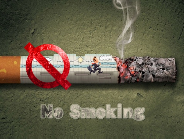 公益海报吸烟有害健康图片