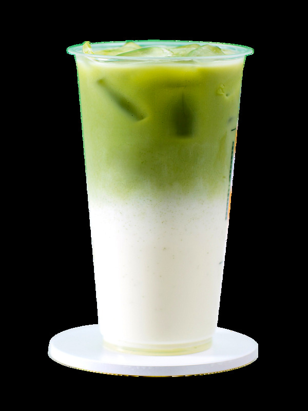 抹茶牛乳冰爽可口奶茶果汁飲品