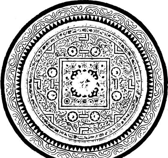 秦漢時(shí)代版畫裝飾畫矢量AI格式0934