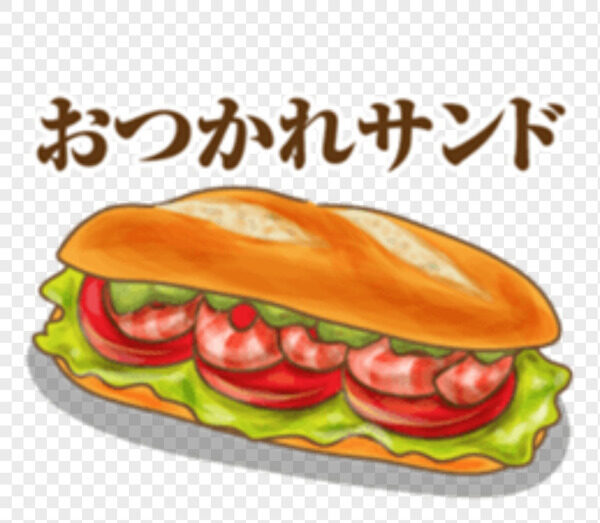 配有生菜番茄和蝦肉餡料的美味三明治