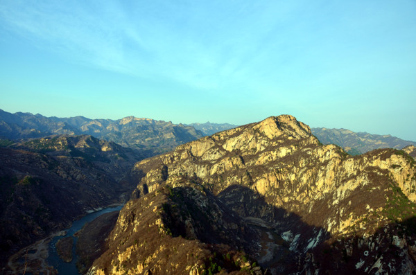 北京延庆白河峡谷风景