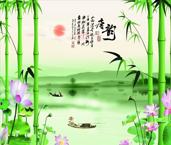 中國風(fēng)江南唐韻圖片