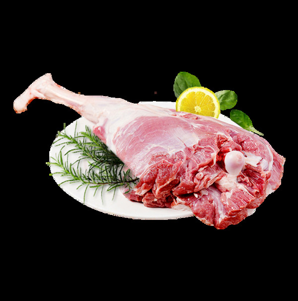 迷迪香檸檬和一塊生羊腿肉