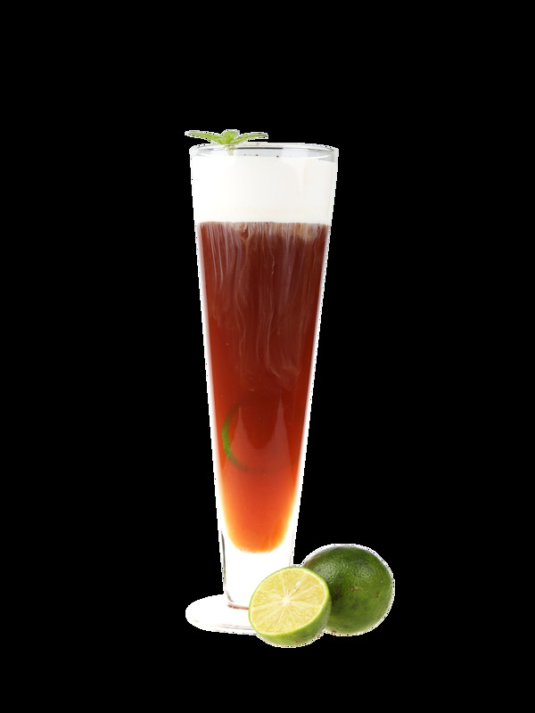 小青檸紅茶奶霜爽口飲品