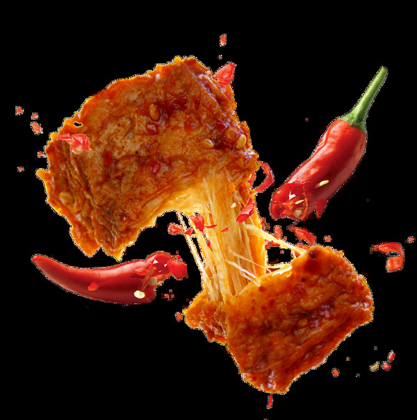 麻辣美味的素牛排肉