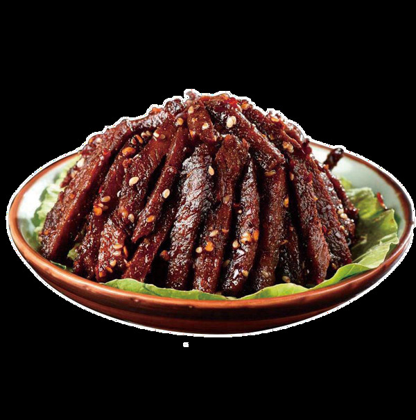 麻辣孜然風(fēng)味的牛肉干小吃