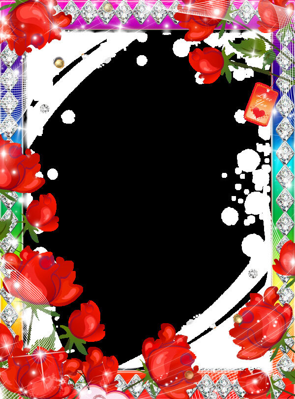 花樣相框圖片