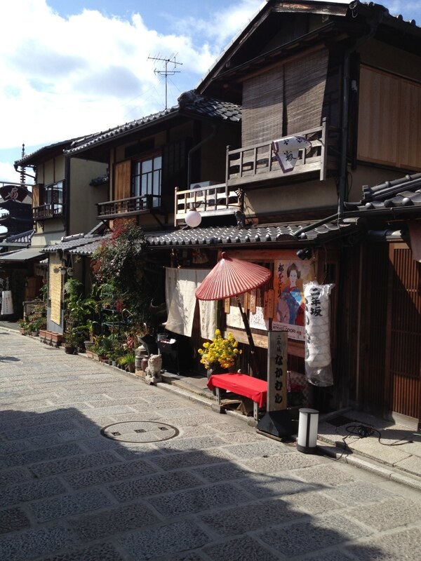 日本传统商业街图片