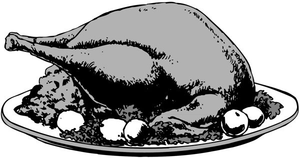 肉類食物矢量圖