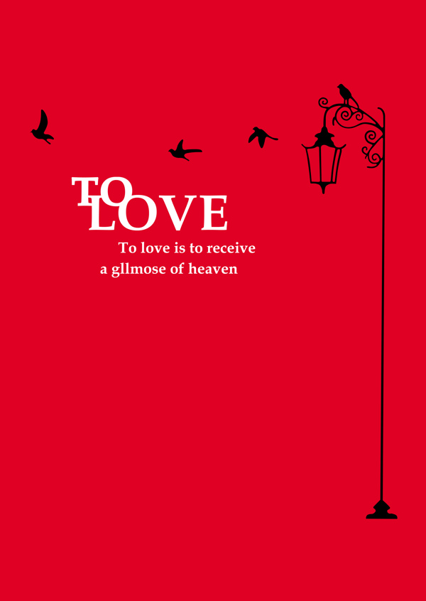 tolove燕子路燈墻貼素材圖片