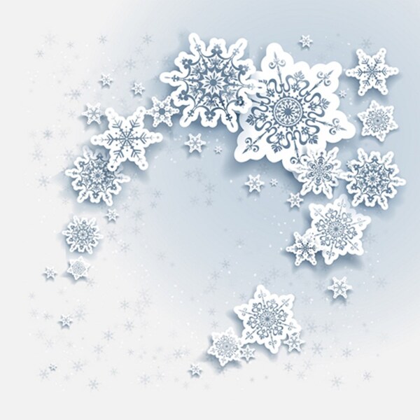 雪花背景素材