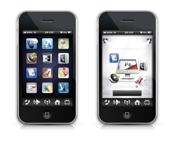 iPhone設(shè)計(jì)圖標(biāo)手機(jī)app素材